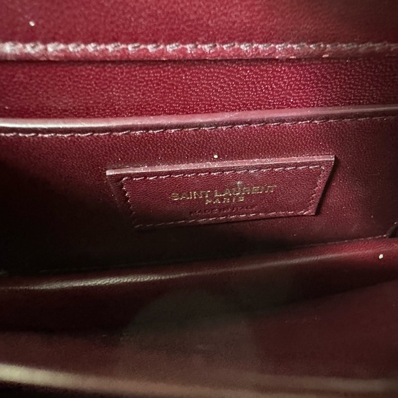 SAINT LAURENT
Sunset Monogram YSL Small Velvet Chain Crossbody - Picture 9 of 13